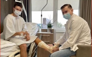Žalgiriečiui atlikta pirmoji tokio tipo pėdos operacija Lietuvoje